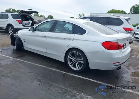 2017 BMW 430I Gran Coupe из США, поврежденный, VIN WBA4F7C54HG786773